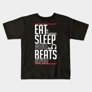 EAT Sleep Make Beats Repeat Kids T-Shirt